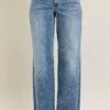 Judy Blue Full Size V - Front Baggy Jeans Plus Size