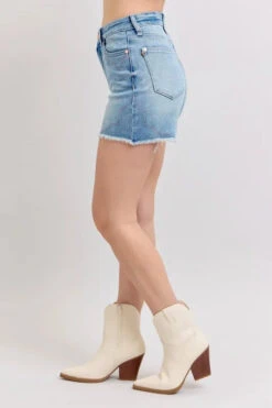 Judy Blue High Waist Western Embroidery Detail Cut Off Denim Shorts 13 Judy Blue High Waist Western Embroidery Detail Cut Off Denim Shorts -Little Loom Store 3b6b3567bda444bcaeaf1f7f3d81bb31 Max Origin