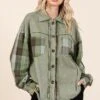 Mittoshop Button Down Contrast Plaid Patchwork Shacket 1 Mittoshop Button Down Contrast Plaid Patchwork Shacket -Little Loom Store 3c0a21b8 2bbd 4da3 9be4 89dc8c171eb9 Min