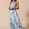 SO ME Floral Print Flowy Maxi Dress With Lace Ribbon Tie -Little Loom Store 3f139e7112bd4c828b9373d4d7cca1b5 Max Origin