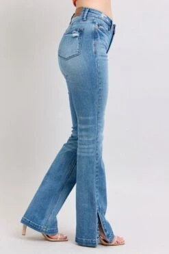 Judy Blue HW Tummy Control Vintage Wash Side Slit Slim Boot Jeans -Little Loom Store 3f3af527 6a88 41f6 b5dc 60113f81c664 Min