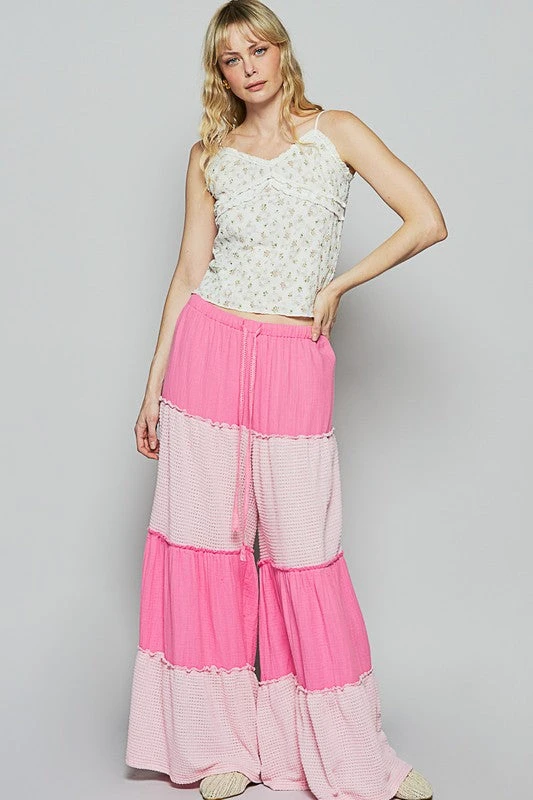 POL Two Tone Drawstring Wide Leg Pants 5 POL Two Tone Drawstring Wide Leg Pants - Image 3