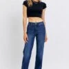 Judy Blue Full Size Tummy Control Straight Jeans Plus Size