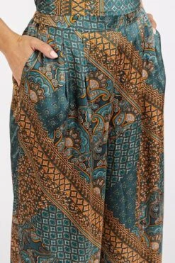 Mittoshop Paisley Patchwork Print Satin Wide Leg Pants -Little Loom Store 429294d9 0e60 4fff aa99 f256a43d909a Min