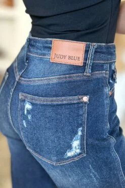 Judy Blue Full Size High Waist Rigid Magic Heavy Destroy Straight Jeans -Little Loom Store 463de48e 2137 44db 91b8 82742eff018d Max