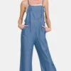 Zenana Washed Adjustable Strap Wide Leg Denim Overalls -Little Loom Store 4655e11c 43b0 4ead b53b f81506f53b50 Max