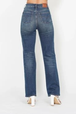Judy Blue Full Size Hw Ripped Knee Dad Jeans Plus Size -Little Loom Store 46bb5dfe3bbf4d688c34bae947226416 Max Origin
