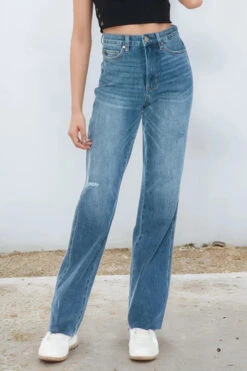 Judy Blue Full Size Tummy Control Cut Raw Hem Straight Jeans -Little Loom Store 46db13c4 f070 4c1c 9c05 a2cb56494c72 Max Origin