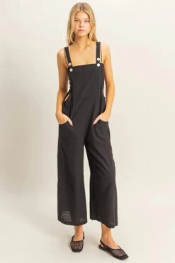 HYFVE Textured Wide Leg Overall -Little Loom Store 47581fdbcabe4a1384f104e43e93c5fe Max Origin