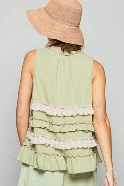 POL Ruffled Open Front Sleeveless Cardigan -Little Loom Store 47e5f497 d163 4bd2 9ffa f9d4897f8e36 Min