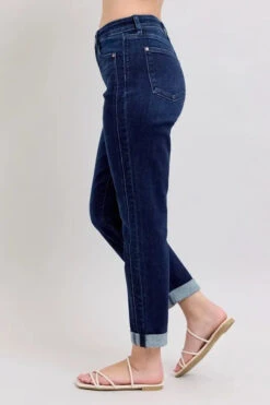 Judy Blue Full Size High Waist Boyfriend Jeans Plus Size -Little Loom Store 48f6e095a1c649e99674a8255eac637e Max Origin