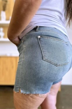 Judy Blue Full Size High Waist Raw Hem Denim Shorts -Little Loom Store 4966182c 9dbf 481c 9fbc 9ee2f931a847 Max