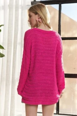 ADORA V-Neck Drop Shoulder Long Sleeve Sweater -Little Loom Store 49a07b55 ed00 4ecd 8368 b47595abf0cc Max