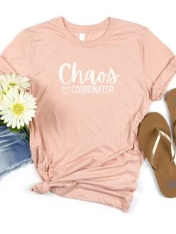 Chaos Coordinator Mom T-Shirt Bella + Canvas Unisex Jersey Short Sleeve Tee - Many Colors -Little Loom Store 4 a332bf9b 5601 47be a1b5 fd002427f28b