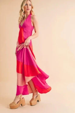 Aemi+Co Color Block Sleeveless Maxi Dress -Little Loom Store 4a6cced2349f49c6821d047afd7fcbf3 Max Origin