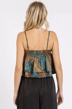 Mittoshop Paisley Patchwork Print Satin Ruffle Crop Cami -Little Loom Store 4ba6c770 a196 4c9c 8285 652218da59ff Min