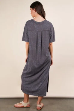VERY J Plus Size Mineral Washed Casual Comfy Midi Dress -Little Loom Store 4c885fc953dc46f48117ee7ba301adcc Max Origin
