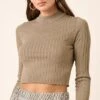 Mittoshop Mock Neck Long Sleeve Crop Knit Top -Little Loom Store 4e31c6e3 1231 4c93 a628 7c62a5b16d19 Min
