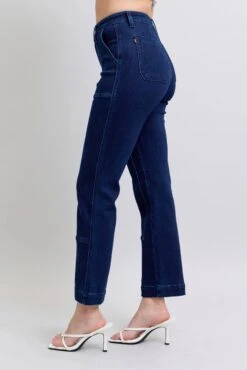 Judy Blue Full Size Hw Work Wear Knee Patch Straight Jeans Plus Size -Little Loom Store 4e45e51649ed4de5b857b6bffd0691b9 Max Origin