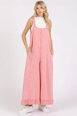 Mittoshop Ruffled Hem Wide Leg Overalls With Pockets -Little Loom Store 506c1a7a ae9c 4e15 aefa 3b97cd18a786 Min