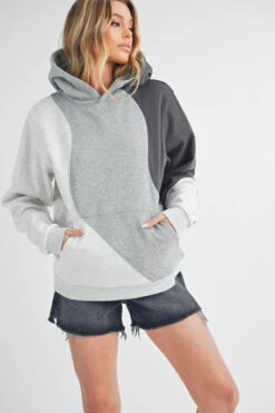 Aemi + Co Color Block Hoodie With Kangaroo Pocket -Little Loom Store 508bdc93 d19c 439e 8777 2e59893fb08a Max
