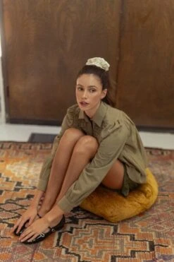 Annie Wear Smocked Front Long Sleeve Babydoll Blouse -Little Loom Store 522bea04 9372 4eef 8f04 85824fe45cca Max