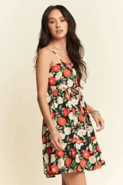 Davi & Dani Floral Scalloped Cutout Back Mini Dress -Little Loom Store 523767a408ec4ce9a9e0ebe8fe5ab5e9 Max Origin