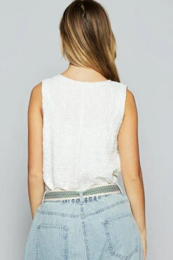 POL Lace Trim Scoop Neck Wide Strap Tank -Little Loom Store 52a57fc3 0e89 4530 8b52 18c79a2242b9 Max