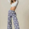 BiBi Flower Printed Side Pocket Wide Pants -Little Loom Store 54db6859219846cd82886c2ee596870f Max Origin