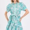 SAGE+FIG Vintage Floral Scalloped Mini Shirt Dress -Little Loom Store 56546095 4a42 4f14 a78c 8768b3a9ff45 Min