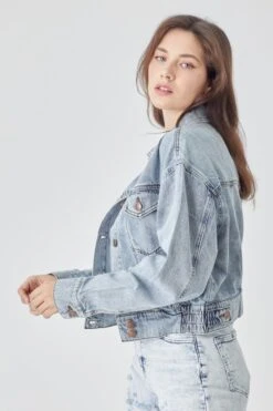 RISEN Full Size Button Down Cropped Denim Jacket -Little Loom Store 58261f06 8864 42c7 bff3 2d093f26c99f Max