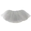 Silver - 5 Layer Tutu Skirt For Running, Dress-Up, Costumes -Little Loom Store 5L Silver