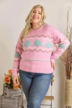 ADORA Full Size Fluffy Tree Sweater Top Plus Size -Little Loom Store 5aec3b6f 72d3 4b57 bc54 db9bf02ceb1f Max Origin
