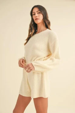 MABLE Round Neck Long Sleeve Sweater Romper -Little Loom Store 5b176120823e4be19f43c38799b7a348 Max Origin