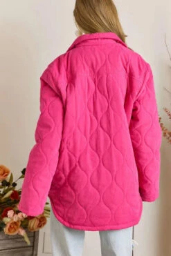 ADORA Full Size Quilted Button Down Jacket With Pockets Plus Size -Little Loom Store 5c5243ea d4ef 4d43 9021 be345d38fde0 Max Origin