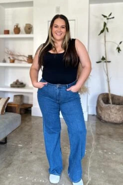 Judy Blue Full Size High Rise Straight Jeans 20 Judy Blue Full Size High Rise Straight Jeans -Little Loom Store 5ca8be58 8494 43e2 9b6e 5b52df86411e Max