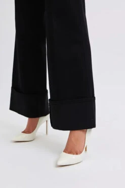 Judy Blue Full Size High Waist Reto Wide Leg W/ Cuff Plus Size -Little Loom Store 5d41517446e24a858ef514ffa59a15ef Max Origin