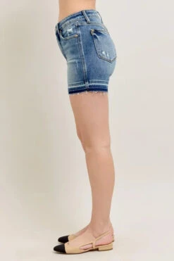 Judy Blue Mr Tummy Control Vintage Wash Release Hem Shorts -Little Loom Store 5ddb0b3e88db4509a9bb2aba75973a0e Max Origin