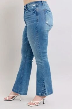 Judy Blue HW Tummy Control Vintage Wash Side Slit Slim Boot Jeans -Little Loom Store 603a47e0 fb97 4632 a9ad 4aba9934402d Min