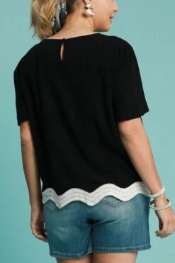 Umgee Full Size Linen Blend Scalloped Hem Top Plus Size -Little Loom Store 60c8f0f2 fcc1 4fbd bea2 ba3e7e828f78 Min