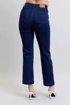 Judy Blue Full Size Hw Work Wear Knee Patch Straight Jeans Plus Size -Little Loom Store 61150373e6a64f2a8fd31b5ef8b9c516 Max Origin