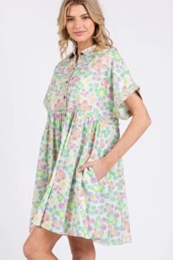 SAGE+FIG Floral Babydoll Short Sleeves Dress -Little Loom Store 611d75a6 a9ba 428d 9a59 97b6ca6f3401 Min