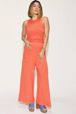 Basic Bae Full Size Ribbed Tank And Wide Leg Pants Set -Little Loom Store 61454e9e 1670 4426 96b6 a1fa23569c1e Max