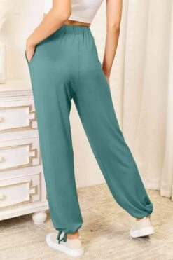 Basic Bae Full Size Soft Rayon Drawstring Waist Pants With Pockets -Little Loom Store 61d14b9193554fd4a317b7ec9f4a3290 Min