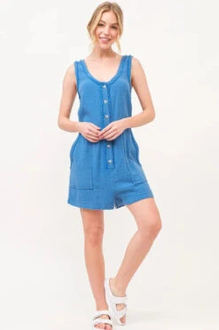 And The Why Washed Gauze Front Button Down Romper 14 And The Why Washed Gauze Front Button Down Romper -Little Loom Store 626ad0fcd37b479f8b54a792be9154fd Max Origin
