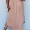 Full Size High Waist Scoop Hem Maxi Skirt In Tan -Little Loom Store 63a5c39773c24c548c3d80b5fba53402 Max