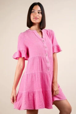 VERY J Plus Size Mineral Washed Woven Mini Dress -Little Loom Store 63e58f173bd6498f9802c1e53d351049 Max Origin