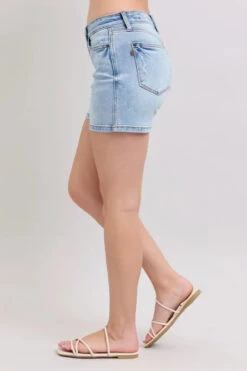 Judy Blue Mid Rise Washed Denim Shorts -Little Loom Store 64701076edc54377bf0e565d4a2e7b28 Max Origin