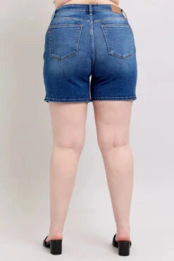 Judy Blue Full Size 2 Button Mid Length Dad Denim Shorts Plus Size -Little Loom Store 655b3f60 2d89 4ad6 9222 a0a409c80129 Max Origin