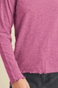 Aemi + Co Lettuce Hemline Round Neck Raglan Sleeve T-Shirt -Little Loom Store 660c8742 5f2a 4d59 8b68 f9b47da63c77 Max